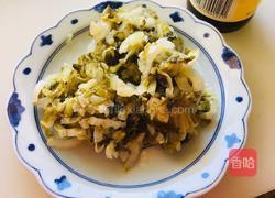 酸菜炒粉条的做法图解2