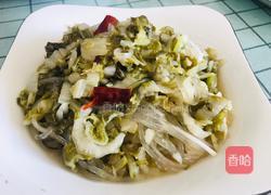 酸菜炒粉条的做法图解10