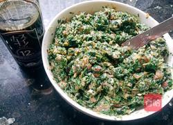 荠菜肉馅南瓜包子的做法图解2