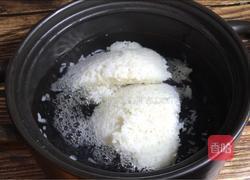 莴笋叶虾皮汤饭的做法图解3