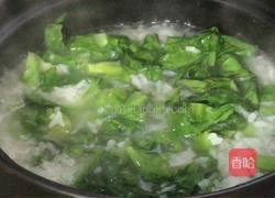 莴笋叶虾皮汤饭的做法图解5