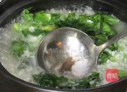 莴笋叶虾皮汤饭的做法图解6