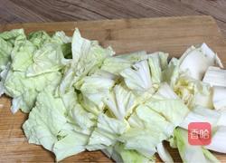 白菜炒肉的做法图解2