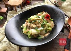 白菜炒肉的做法图解9