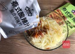 青红辣椒拌土豆丝的做法图解7