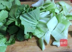 小白菜炖萝卜的做法图解4