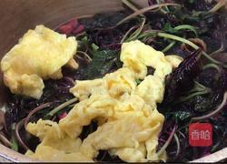 苋菜炒鸡蛋的做法图解9