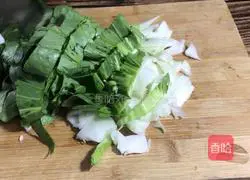 Illustration of how to make radish and cabbage porridge 2