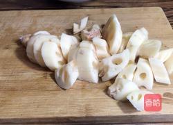 红烧肉炖莲藕的做法图解3