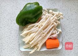 素炒白玉菇的做法图解1