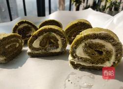 抹茶奶油蛋糕卷的做法图解13
