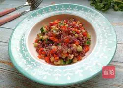 Illustration of how to make multigrain fried rice 1