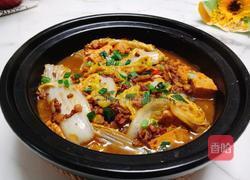 肉沫白菜豆腐煲的做法图解11