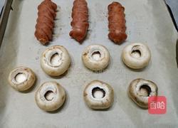 口蘑烤肠拼盘的做法图解5