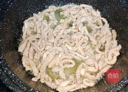 肉丝炒韭黄的做法图解2