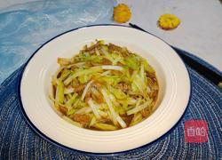 肉丝炒韭黄的做法图解6