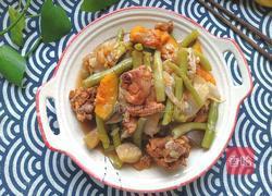 鸡肉烩菜的做法图解1