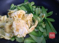 菜心炒鸡蛋的做法图解11