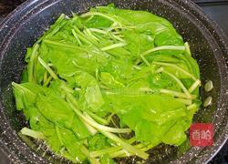 菠菜豆芽炒粉丝的做法图解2