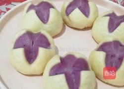 紫薯开花馒头的做法图解14