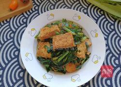 豆腐炒韭菜的做法图解1