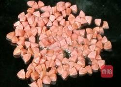 香肠炒毛豆米的做法图解5