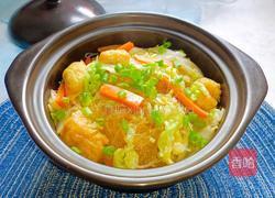 白菜豆腐粉丝煲的做法图解9