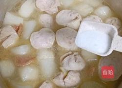 猪肉丸子萝卜汤的做法图解8