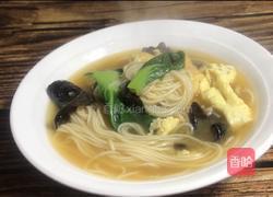 黑木耳鸡蛋汤面的做法图解9