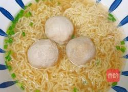 鸡蛋肉丸方便面的做法图解6