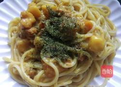 日式咖喱鸡肉意面的做法图解12