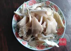 Illustration of how to make cold mushrooms 2