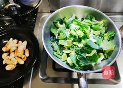 青菜烧芋头的做法图解4