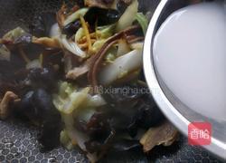 木耳白菜炒肚丝的做法图解8