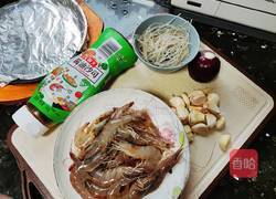 铁板粉丝虾的做法图解1