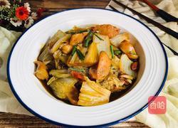 肉肠烧大白菜的做法图解11