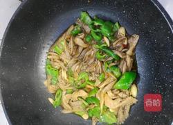 辣椒炒平菇的做法图解4