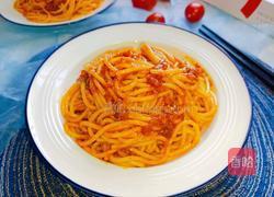 甄选番茄烩肉酱意面的做法图解10