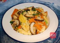 香菇炒鸡蛋的做法图解11