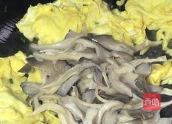 平菇炒鸡蛋的做法图解6
