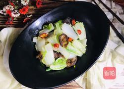 腊肠炒大白菜的做法图解8