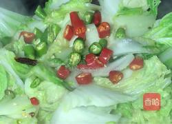 酸辣大白菜的做法图解5