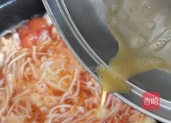 西红柿金针菇鸡蛋汤的做法图解11