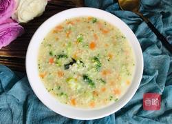 西兰花燕麦小米粥的做法图解7