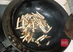 大蒜干丝炒肉丝的做法图解4