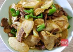 篙笋肉炒肉的做法图解6
