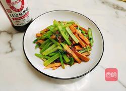 香干肉沫炒芹菜的做法图解6