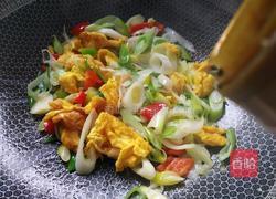 大葱炒鸡蛋的做法图解8