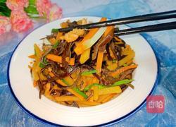 腩肉炒三丝的做法图解14