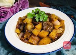 腊肠烧土豆的做法图解12